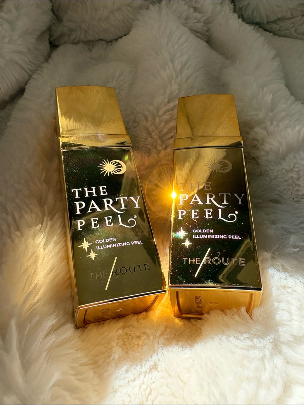 NEW 2 The Party Peel Golden Illuminizing Peel - Retail $130